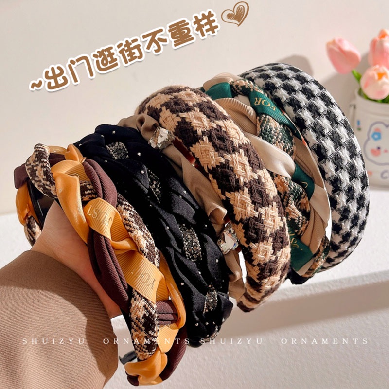 Maillard Băng Đô Cài Tóc Họa Tiết Kẻ Sọc Thời Trang 2023 Dành Cho Nữ