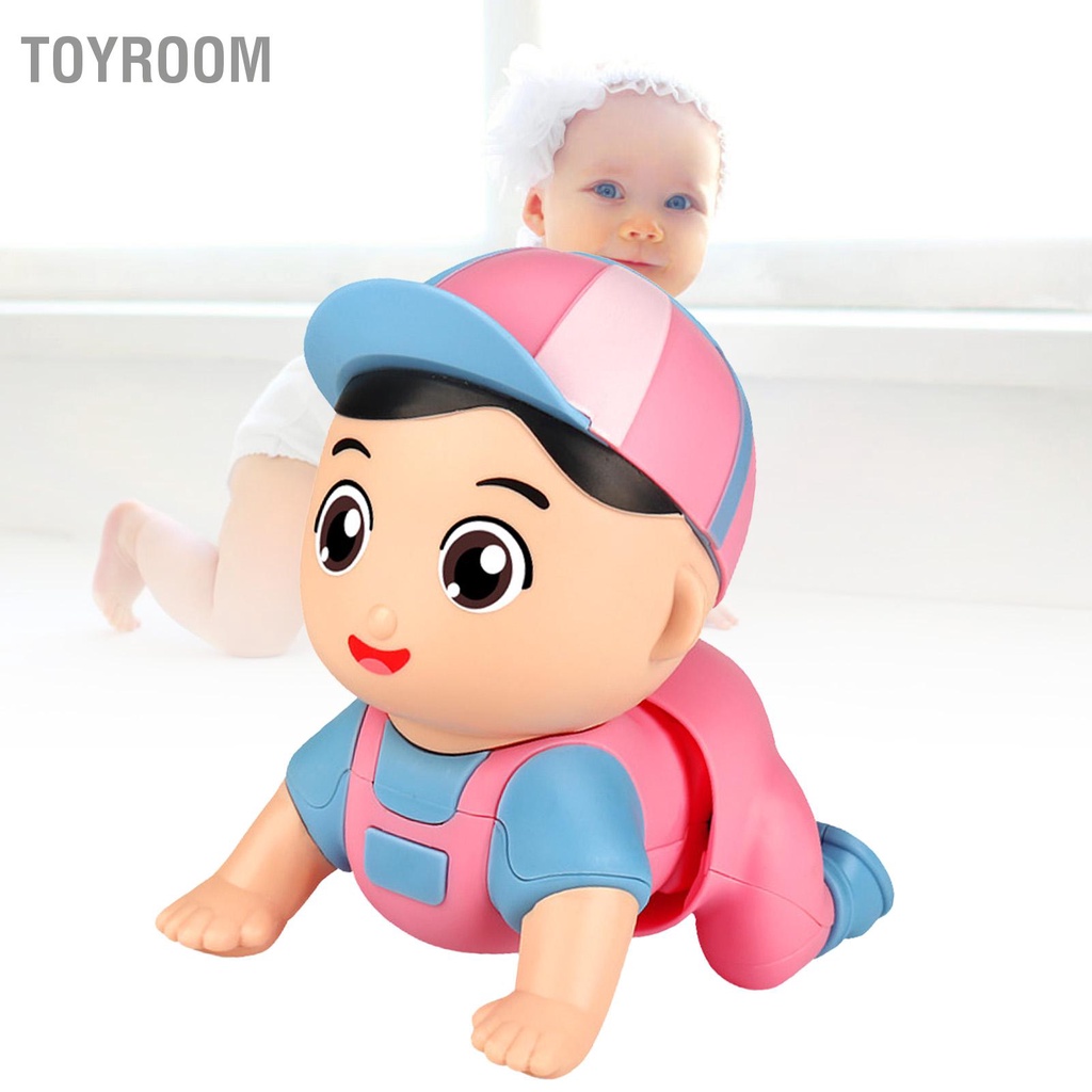 Có thể bán buôn Âm thanh cho bé Đồ chơi bò nhẹ Tương tác Học tập sớm Thời gian nằm sấp Phát sáng ToyRoom Hàng giao ngay