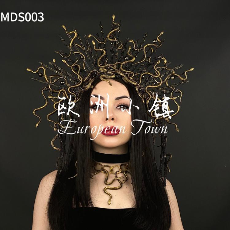Medusa Băng Đô Hóa Trang halloween Hình Rắn Kinh Dị