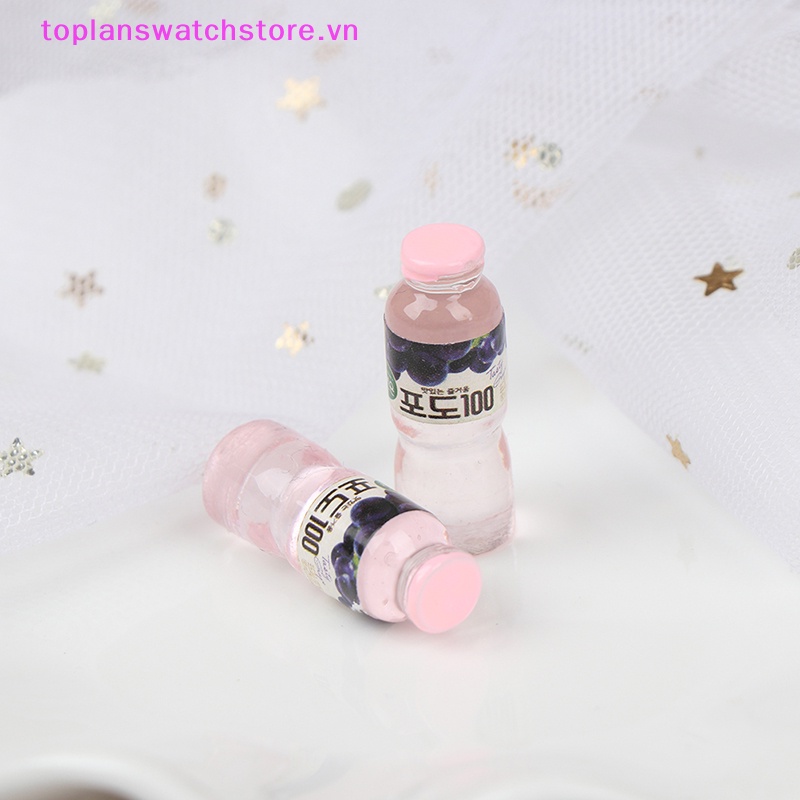 Set 5 Chai Nước Mini Tỉ Lệ 1: 12 Dùng Trang Trí Nhà Búp Bê