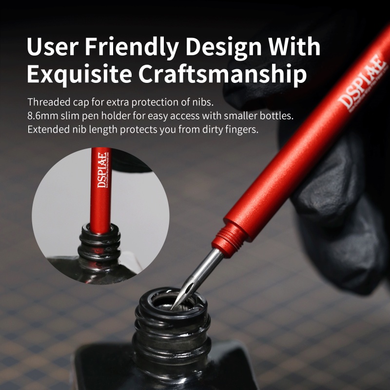 Dspiae at-pl Bảng Điều Khiển Vẽ Mô Hình gundam Không Phai Màu Có Tay Cầm Bằng Kim Loại diy