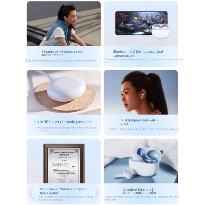 OPPO Enco Free2i Wireless noise reduction Bluetooth earphones