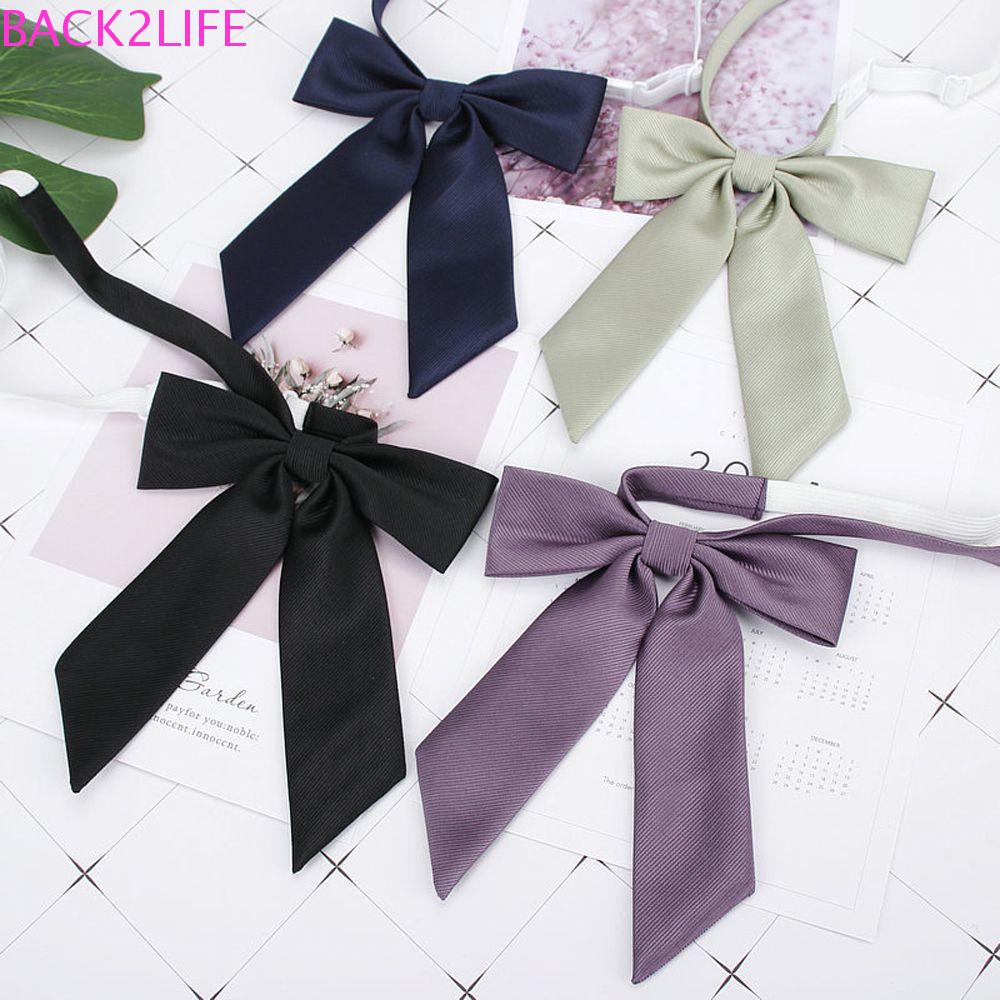 Back2lilife Nơ Cài Cổ Đồng Phục Đám Cưới Nhiều Màu Sắc Cho Nữ