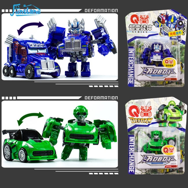 Đồ Chơi Rô Bốt Xe Hơi Biến Hình mini Dễ Thương Có Thể Tháo Rời Cho Bé