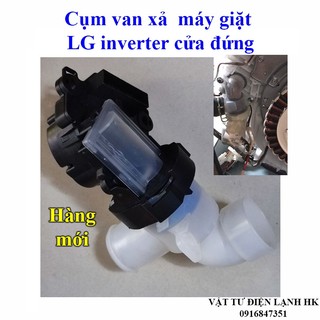 Bộ van xả máy giặt LG inverter cửa trên - Cụm van quay xả nước MG lồng đứng hàng Xịn