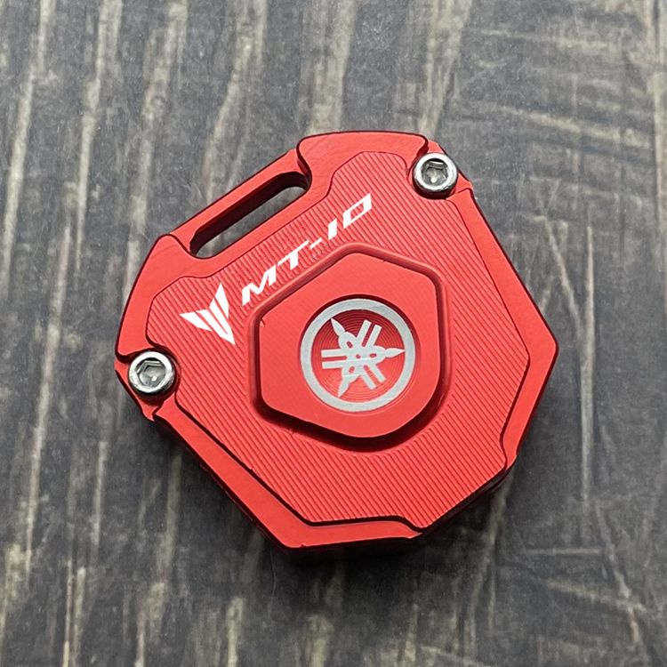 Yamaha MT-10 Motorcycle CNC Aluminum Alloy Key Cover Protective Case Key Strap