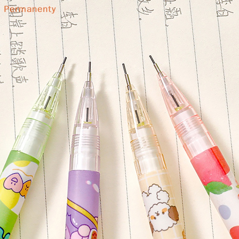 Bút Chì Dạng Nhấn Tự Động Hình Quả Đào Dễ Thương Sáng Tạo Không Mài Được Hoạt Động Cao Cấp