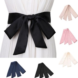 KAMQEN Khăn Quàng Cổ Lụa satin Thắt Eo Trang Trí Cho Cô Dâu