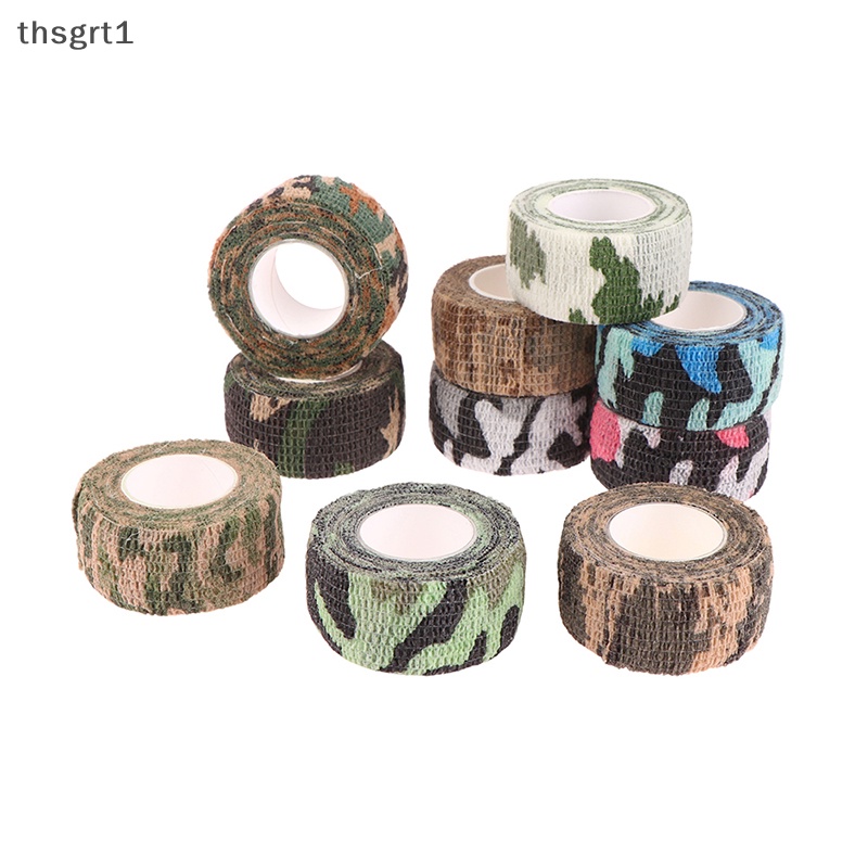 Set 2 Cuộn Băng Keo Tự Dính Co Giãn Nhiều Màu Dài 4.5m thsgrt1