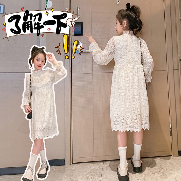 Đầm Dài Tay Thời Trang Mùa Thu Dành Cho Bé Gái