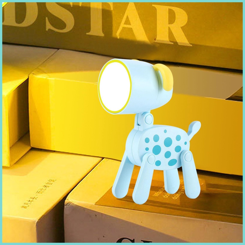 Đèn Ngủ Để Bàn mini Hình Chú Chó Dễ Thương Di Động Tiện Dụng