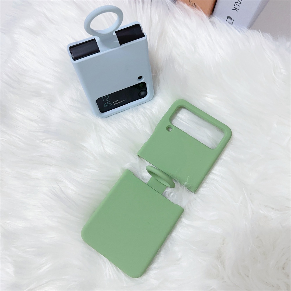 Ốp Điện Thoại Silicon Có Giá Đỡ Cho samsung galaxy z flip 3 4 5 flip5 flip4 flip3 5g