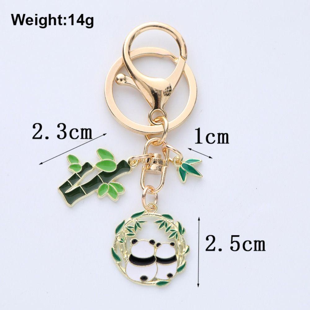 Mmluck Móc Khóa Hình Gấu Trúc Hoạt Hình Phong Cách Trung Hoa