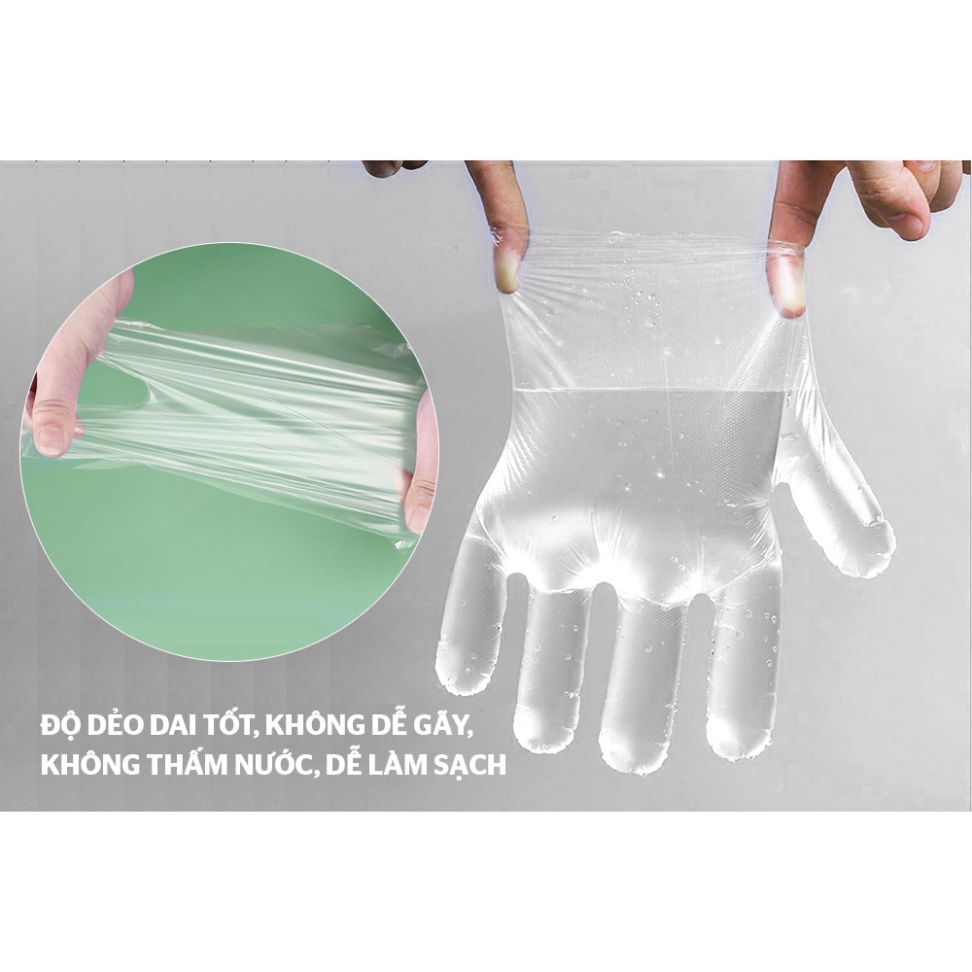 Hộp 100 Găng Tay Phân Hủy Sinh Học Sunhouse Size L - Chính hãng - SSHOP OFFICIAL