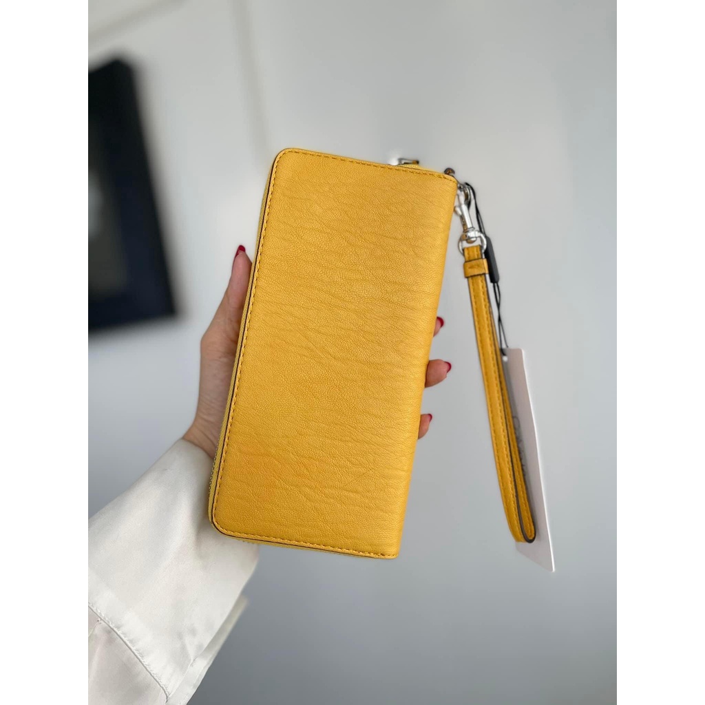 Ví chính hãng nữ Calvin Klein Da mềm cầm đã tay-SIZE 20x10 Chính Hãng