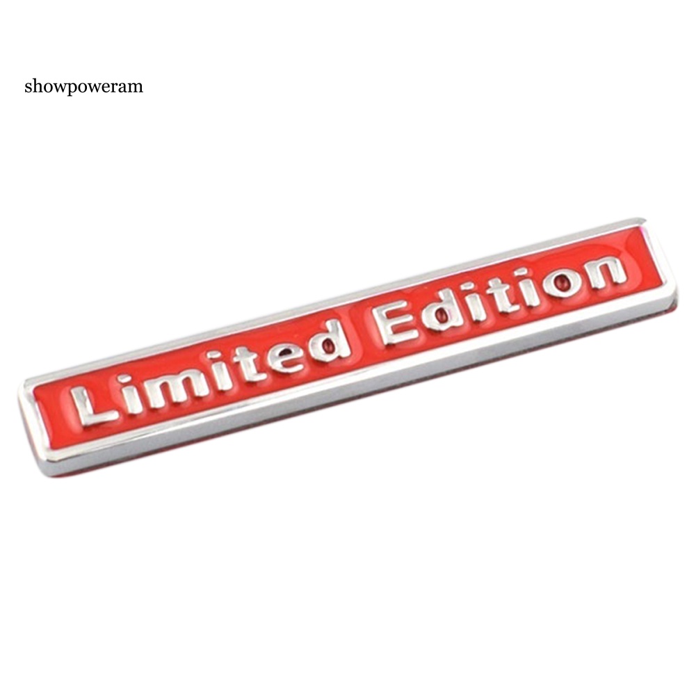 Tem Chữ limited edition Dán Trang Trí Thân Xe Hơi