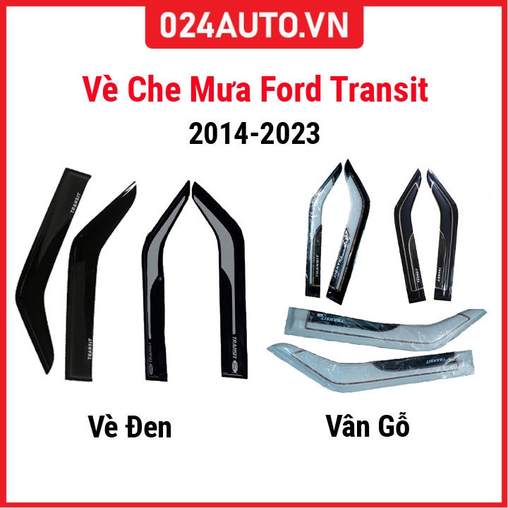 Vè che mưa theo xe Ford Transit 2014-2023