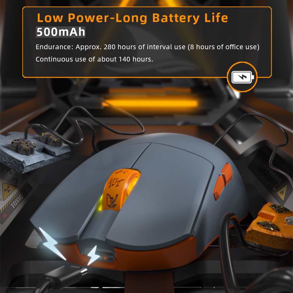 Darmoshark M3S Pro Wireless Lightweight PAW3395 Esports Mouse