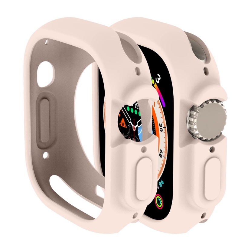 Ốp silicone Mềm Bảo Vệ Đồng Hồ apple watch 9 8 7 6 se 5 4 ultra 2 49mm 45mm 42mm 38mm 44mm 40mm 41mm