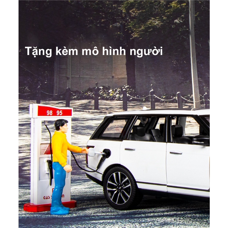 Mô hình xe ô tô kim loại Range Rover Toyzone bản kỷ niệm 50 năm kèm 1 nhân vật