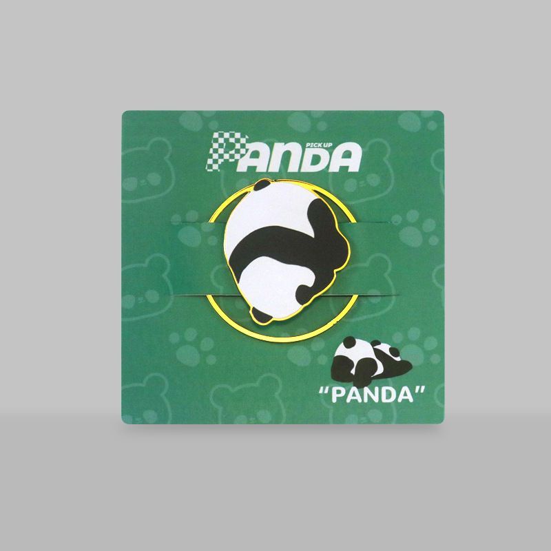 Dấu Trang Sách Hình Gấu Trúc Bằng Kim Loại Ba Chiều Dễ Thương Chất Lượng Cao ins