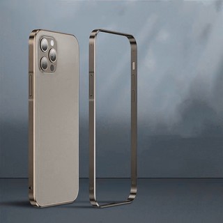  Khung Đơn Vàng Titan Chính Hãng Thích Hợp Cho IPhone 16 15 Pro Max Khung Kim Loại IPhone14 Khóa Cá Ngựa Siêu Mỏng 16Plus Vỏ Điện Thoại Tản Nhiệt Vỏ Bảo Vệ 
