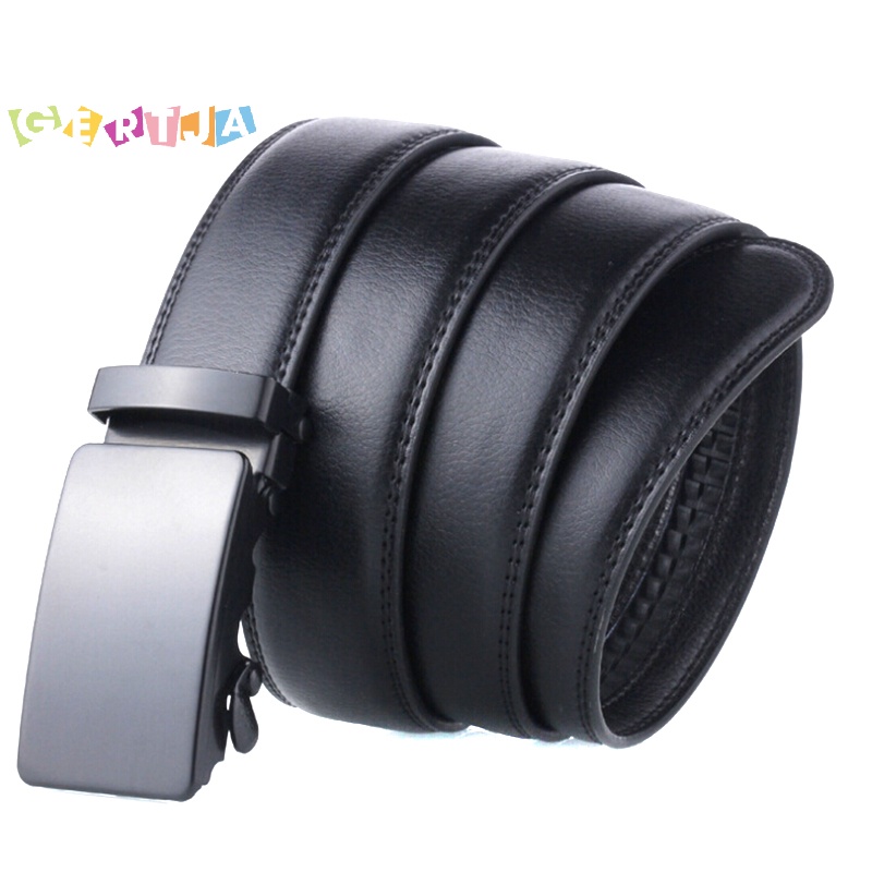Thắt Lưng Da Có Khóa Tự Động Chống Trượt Thời Trang Công Sở Cho Nam