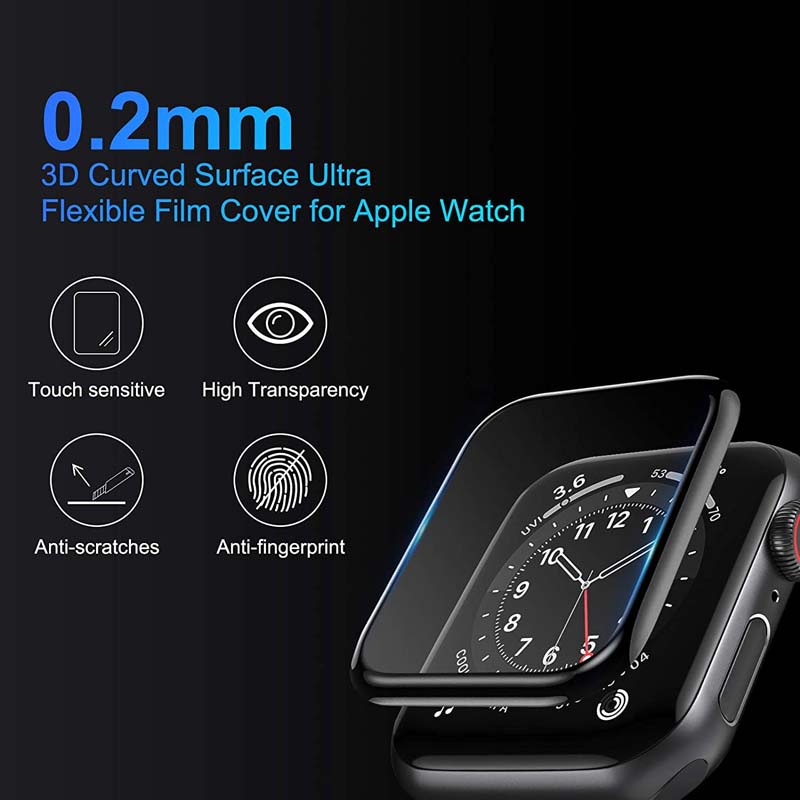 1 / 2 / 3 / 5 Kính Cường Lực Cong 3d Cho Đồng Hồ huawei gt 4 46mm 41mm