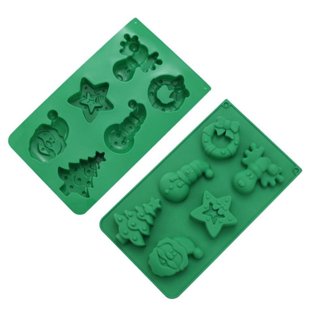 Dalton Khuôn Silicon Làm Bánh Kẹo Giáng Sinh 3d Hình Người Tuyết Dễ Thương