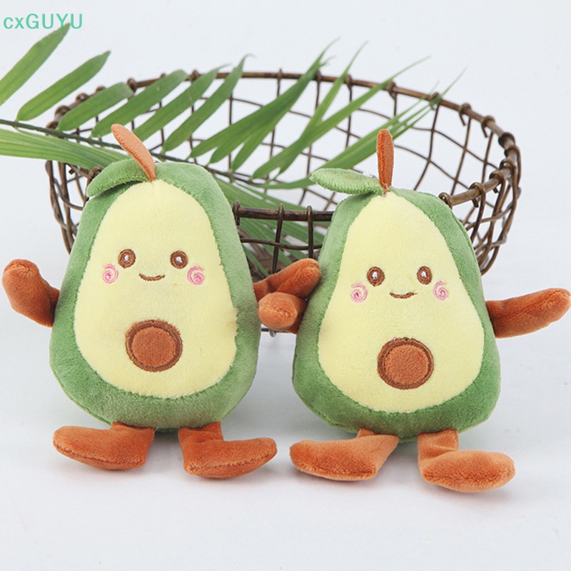 Móc Chìa Khóa Hình Trái Bơ Nhồi Bông Dễ Thương Dùng Làm Quà Tặng Hoặc Trang Trí Ba Lô prta