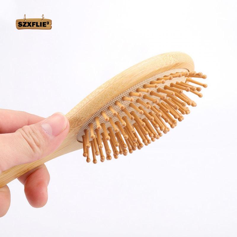 Lược Chải Tóc Bằng Tre Mát Xa Da Đầu Dành Cho Nam Và Nữ