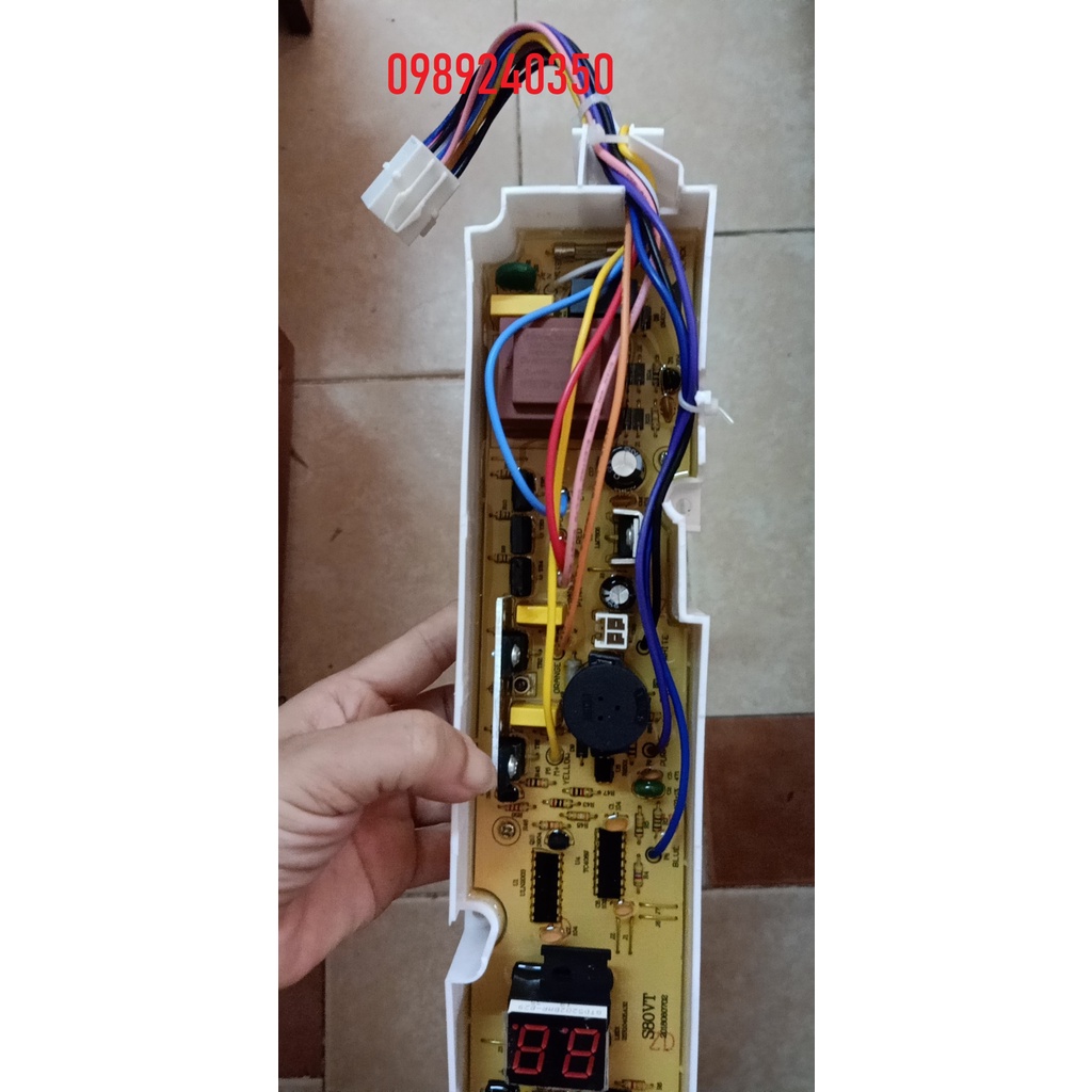 Bo mạch máy giặt AQUA AQW - S90ZT 9kg 4 phím mới