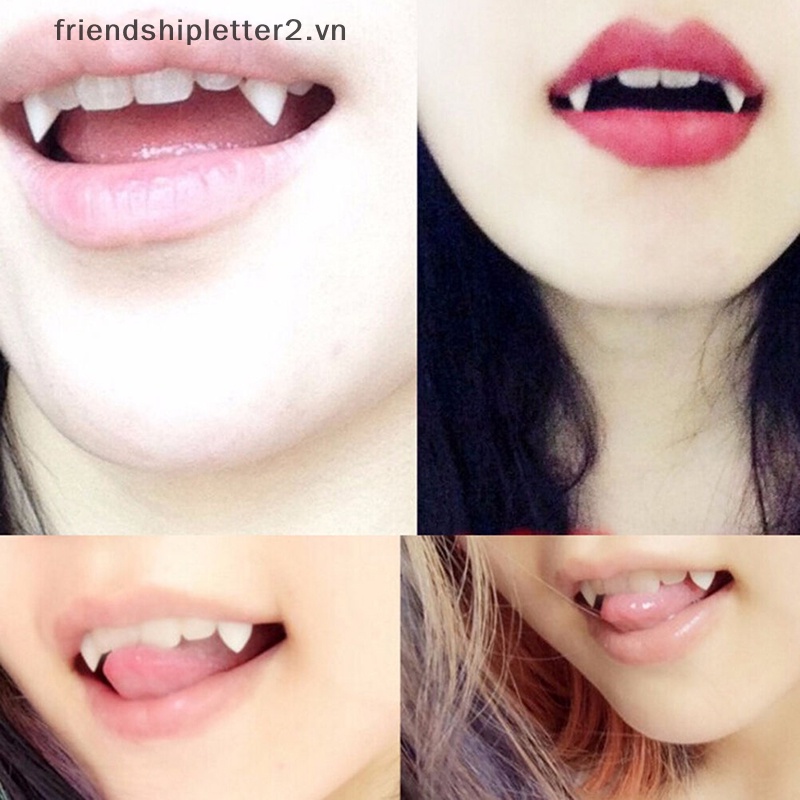 Răng Nanh Giả Hóa Trang Ma Cà Rồng Cho Lễ halloween