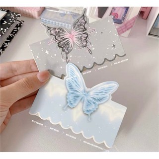 Thẻ Giấy Gói Quà Họa Tiết Bướm Xinh Xắn Dành Cho Nữ