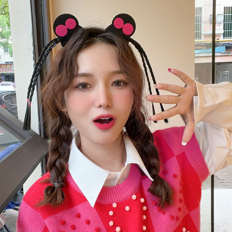 Băng Đô Cài Tóc Đính Nơ Họa Tiết Quả cherry Hoạt Hình Dễ Thương Cho Bé Gái
