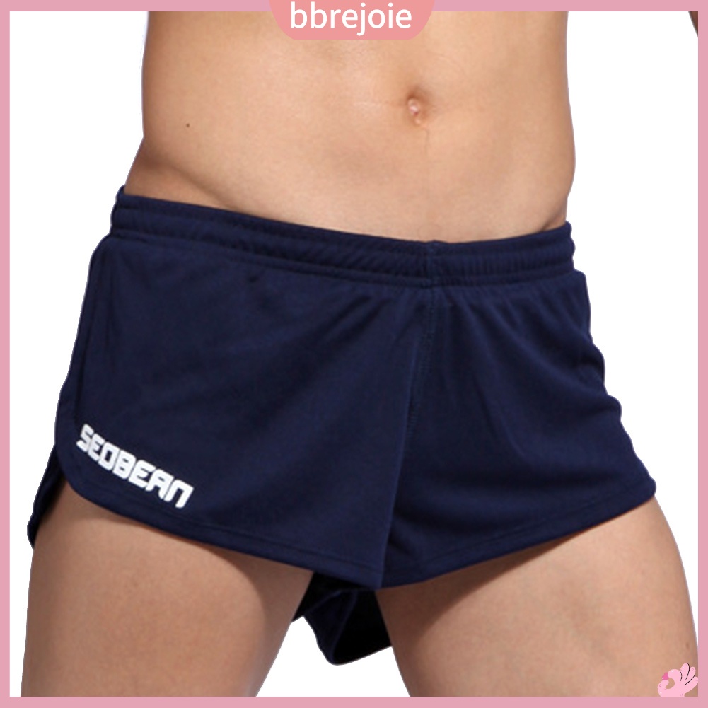 Quần Lót boxer Thể Thao Dáng Rộng Màu Trơn Thoải Mái Mặc Ở Nhà Cho Nam