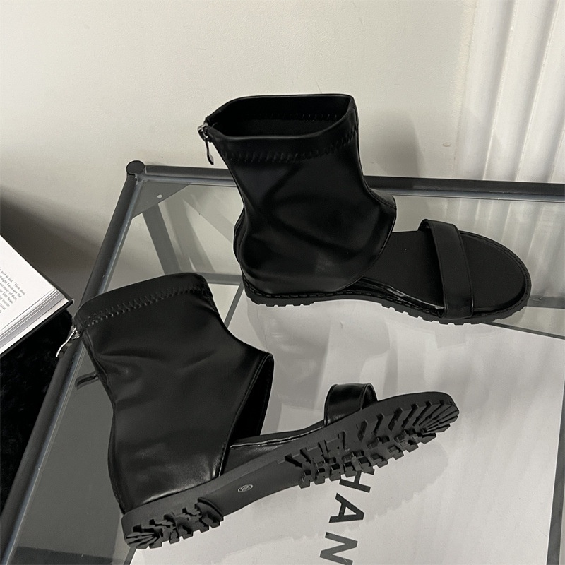 Sandal Hở Ngón Phong Cách roman Thời Trang Mới 2023 Cho Nữ Je8