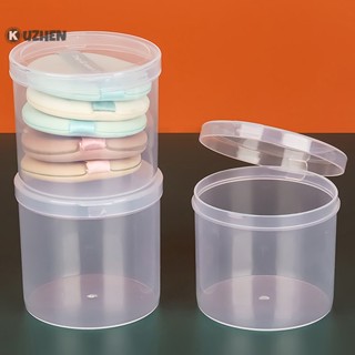 Hộp Nhựa Trong Suốt Đựng Mút Trang Điểm Hình Tam Giác / Tròn / Vuông Tiện Dụng