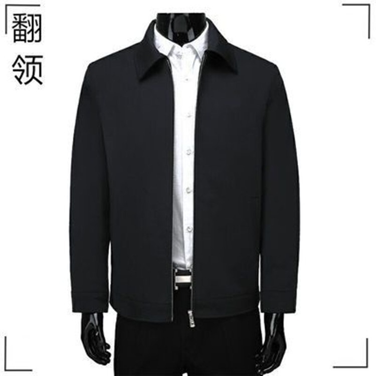 Áo khoác ngoài nam xuân thu có ve áo, áo khoác thường ngày, M-3XL