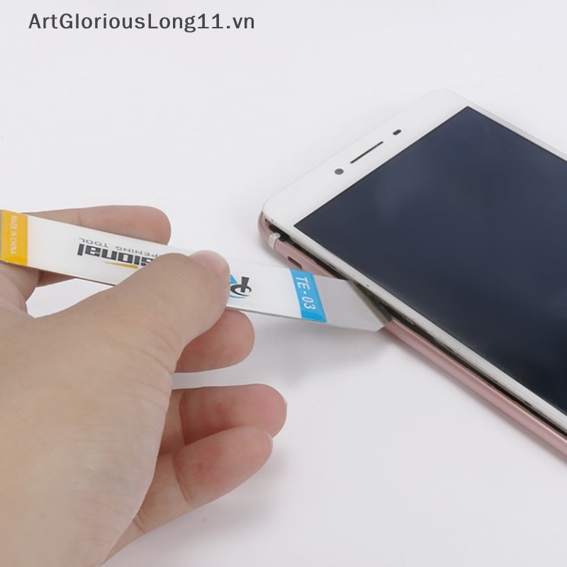 1 Chiếc Dụng Cụ Mở Màn Hình Bằng Thép Không Gỉ Mỏng Hai Đầu