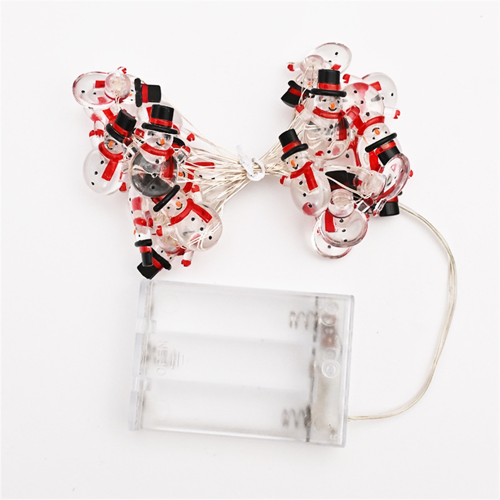 2 Mét 20 Đèn/5 Mét 50 Đèn Led Dây Đèn Trang Trí Giáng Sinh Người Tuyết Giáng Sinh Trang Trí Không Khí Cửa Sổ Ngày Lễ Phòng Ngủ Ánh Sáng Không Khí