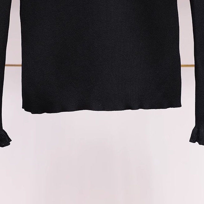 Áo sweater Dáng Ôm Đính Nơ Thời Trang Mùa Thu 2023 Cho Nữ