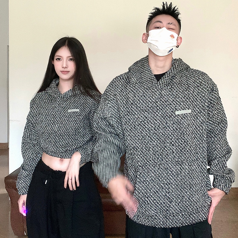 Áo Khoác Hoodie Ngắn Tay Dài Phong Cách Cặp Đôi Phong Cách Đảo Hải Năm 2023 Mới