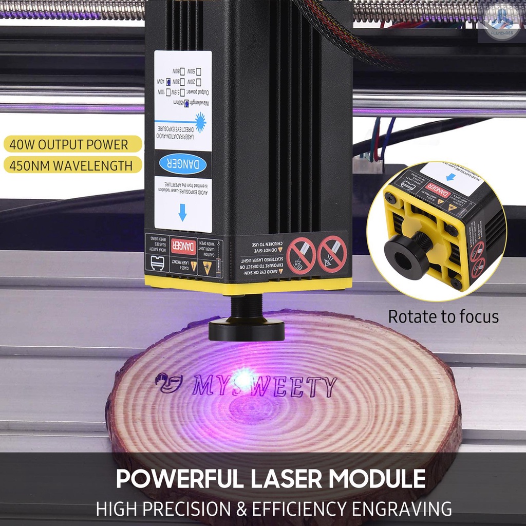 Mô Đun laser 450nm 40w Tốc Độ Cao Chuyên Dụng Cho Máy In 3d cnc tolo-10.17