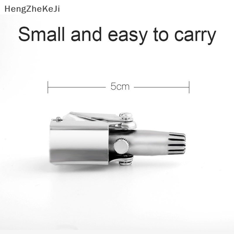 Dụng Cụ Tỉa Lông Mũi Bằng Thép Không Gỉ Có Thể Giặt Lại hengzhekeji Dành Cho Nam