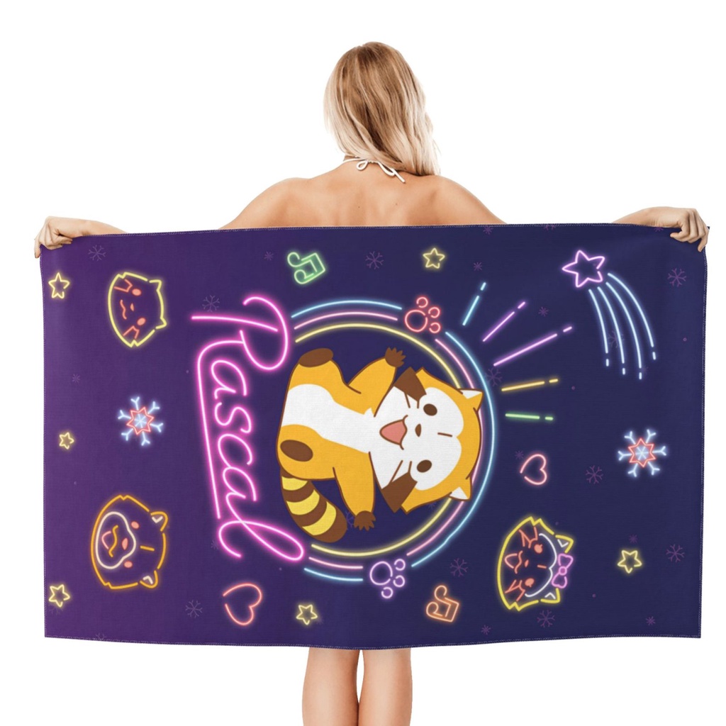 Puchi Khăn Tắm Đi Biển Sợi Siêu Nhỏ Siêu Lớn Khô Nhanh