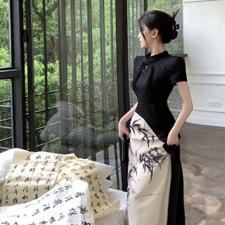 Đầm Sườn Xám Cao Cấp Phong Cách Trung Hoa Thời Trang Mùa Hè Mới Cho Nữ vddz