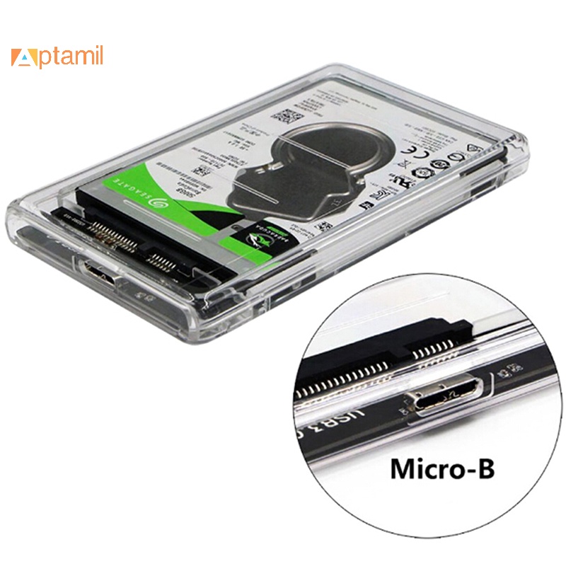 Vỏ Đựng Ổ Cứng Ngoài laiqianfa333} 2.5 '' usb 3.0 Sang sata ssd hdd