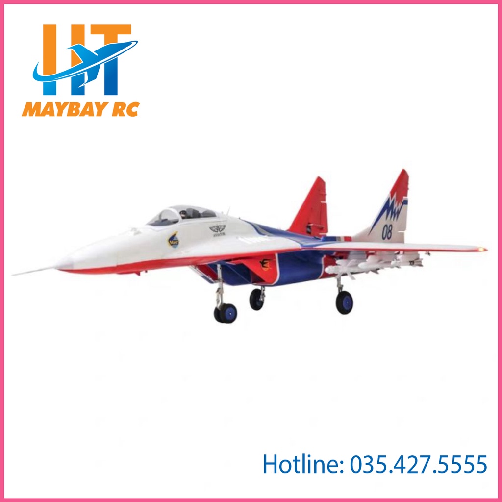 Máy bay điều khiển MIG 29 dual EDF 64mm MiG-29 64mm EDF PNPtặng ôtô tặng ô tô