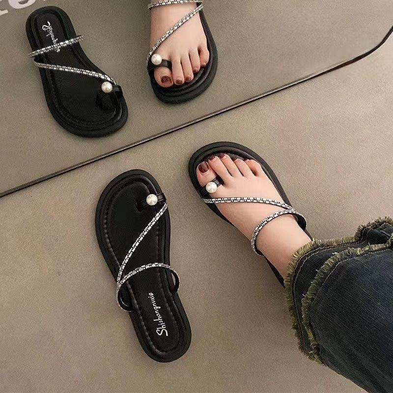 Dép sandal nữ xỏ ngón đế mềm thời trang Pháp